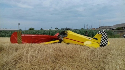 На Полтавщині розбився літак, загинув пілот