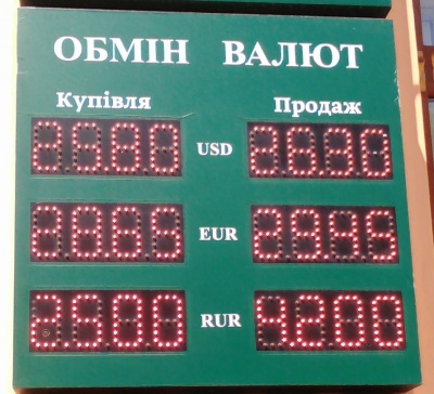 Курс валют у Чернівцях на 18 липня