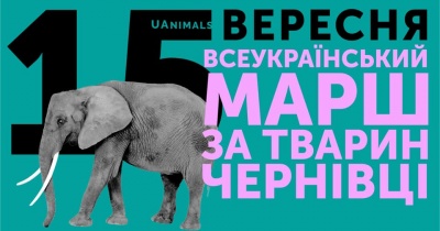 У Чернівцях пройде всеукраїнський марш за права тварин