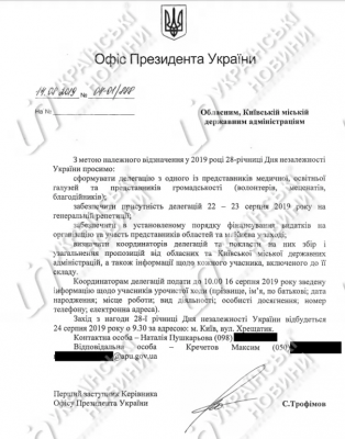 На марш Зеленського звозили бюджетників за рахунок ОДА