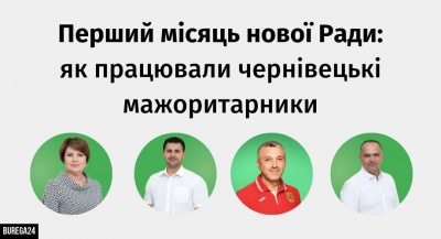 Перший місяць роботи нової Ради: як працювали і голосували мажоритарники від Буковини