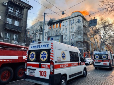 Відома попередня причина пожежі в Одеському коледжі