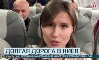 Російські пропагандисти з каналу "Звєзда" похизувалися репортажем з Майдану