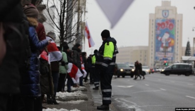 У Мінську вп’яте за місяць протестували проти інтеграції з Росією