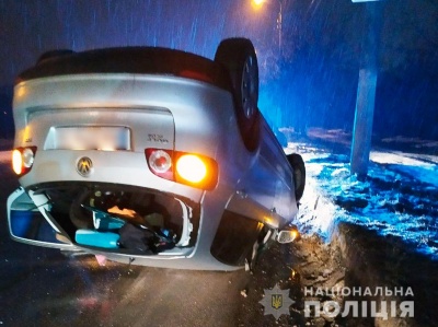 ДТП біля Калинки: авто перекинулося, бо водій був п’яний