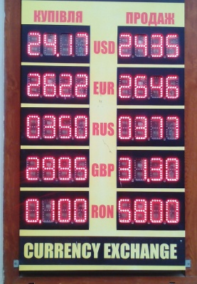 Курс валют у Чернівцях на 18 лютого