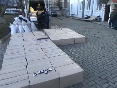 На Буковині виявили контрафактні цигарки, які замаскували під горіхи