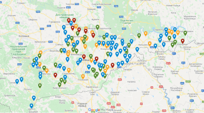 У Чернівецькій ОДА створили карту населених пунктів, куди повернулося найбільше осіб з-за кордону