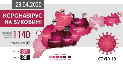 Географія поширення COVID-19 на Буковині: що відомо на цей час