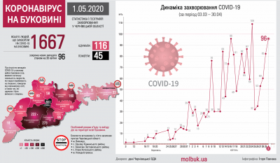 Географія поширення COVID-19 на Буковині: що відомо на цей час