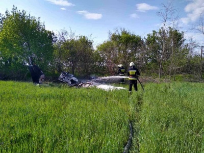 Біля Дніпра розбився невеликий літак: двоє людей загинули - відео