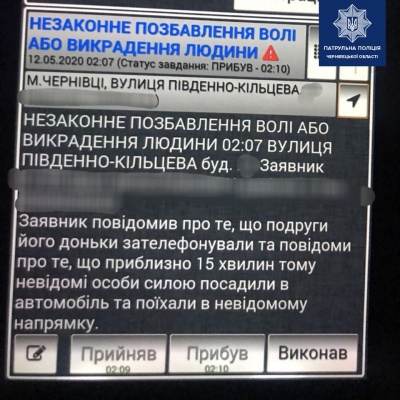 Викрали доньку: у Чернівцях поліцейські допомогли стурбованому батьку 