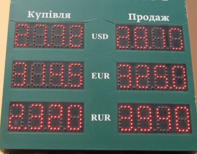 Курс валют у Чернівцях на 24 липня