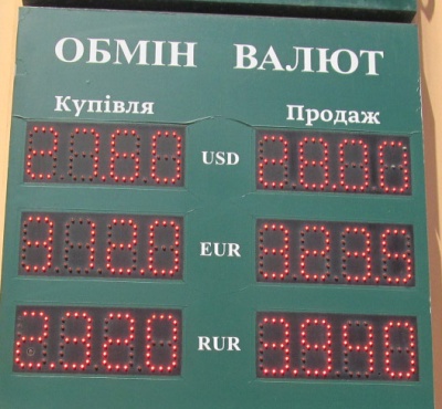 Курс валют у Чернівцях на 27 липня