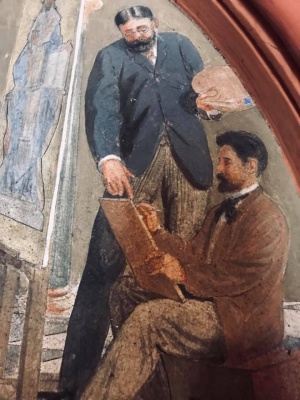 У Чернівцях в центральному корпусі ЧНУ знайшли унікальну фреску – фото