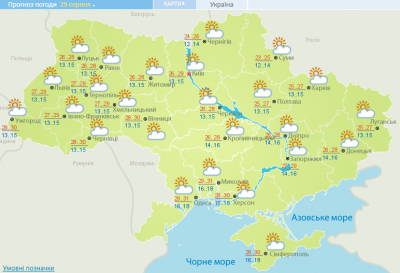 На Буковині очікується спека до +33