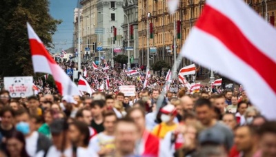 Протести у Білорусі. На акції у Мінську затримали щонайменше 400 протестувальників