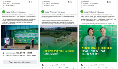 Сім тисяч доларів за місяць: стало відомо, які партії на Буковині найбільше себе рекламували на Facebook 