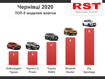 За місяць буковинці витратили на нові авто 1,5 млн доларів: топ популярних моделей