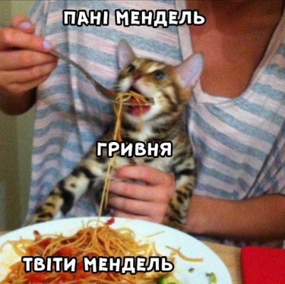  Як Мендель українську гривню рятувала – кумедні фотожаби 