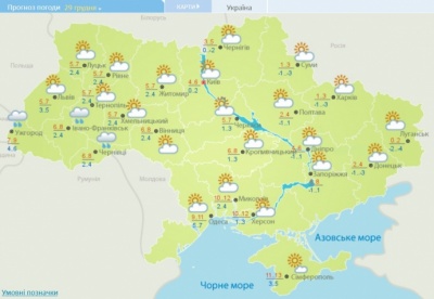 Як розпочнеться останній тиждень року. Синоптики дали прогноз