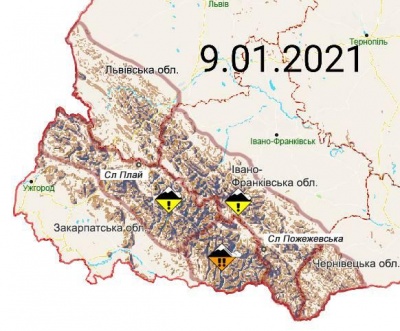 У Карпатах серйозна загроза сходження лавин: де найбільш небезпечна ситуація
