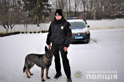 У Чернівцях перша поліцейська-кінолог тренує німецьку вівчарку – фото, відео