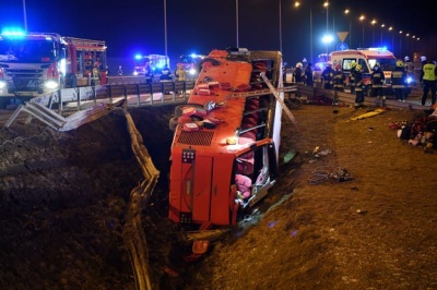 Аварія українського автобуса в Польщі: частина постраждалих ще у лікарнях