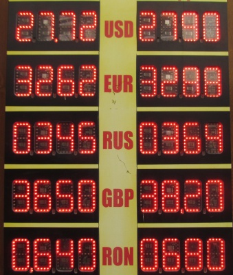 Курс валют у Чернівцях на 29 березня