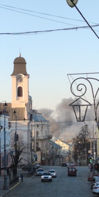 Масштабна пожежа у Чернівцях: горить завод «Розма»