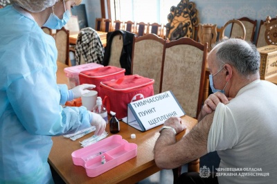 Близько сотні працівників ЧНУ вакцинували від COVID-19