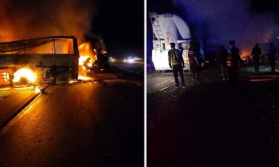 У Єгипті автобус потрапив в аварію: 20 людей згоріли живцем - фото з місця трагедії