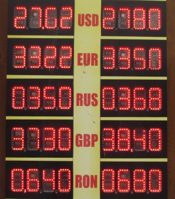 Курс валют у Чернівцях на 29 квітня