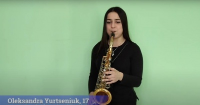 Юна музикантка з Буковини  зіграла з оркестром військово-повітряних сил США в Європі