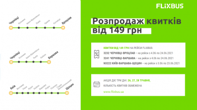 FlixBus запускає дешеві автобуси з Чернівців до Вроцлава: що відомо