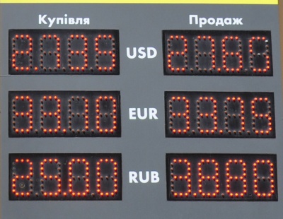 Курс валют у Чернівцях на 26 травня