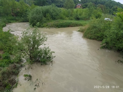 На Буковині річка вийшла з берегів: низці сіл загрожує підтоплення - фото