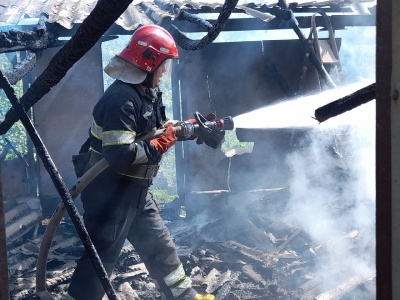 Вогонь поширився через тонну сіна: на Буковині горіла господарська будівля