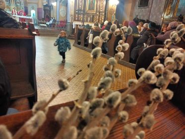 У Чернівцях римо-католики відзначають вербну неділю - фото